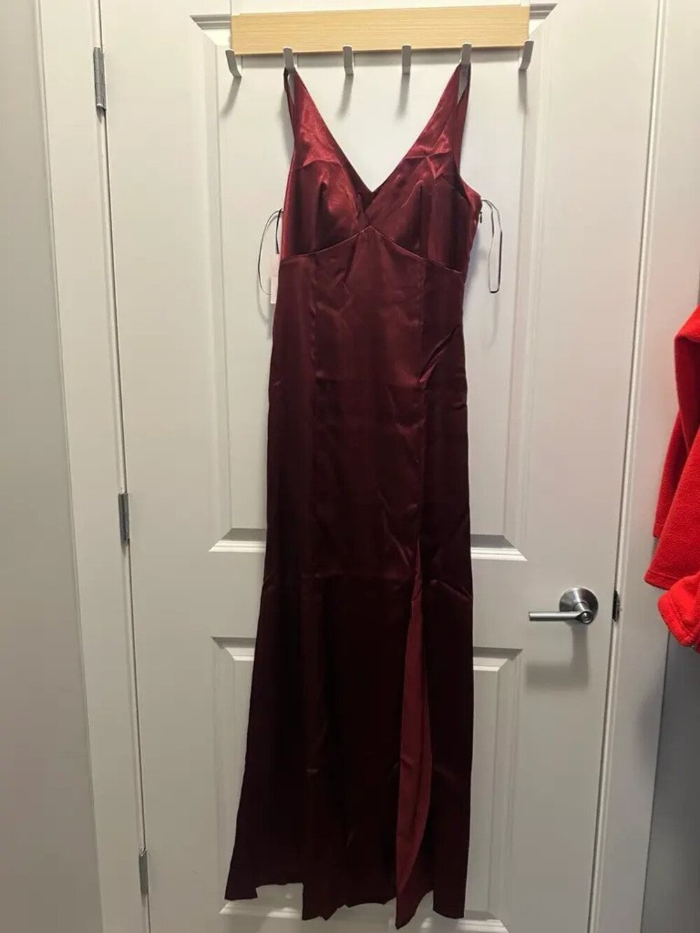 Burgundy formal dress